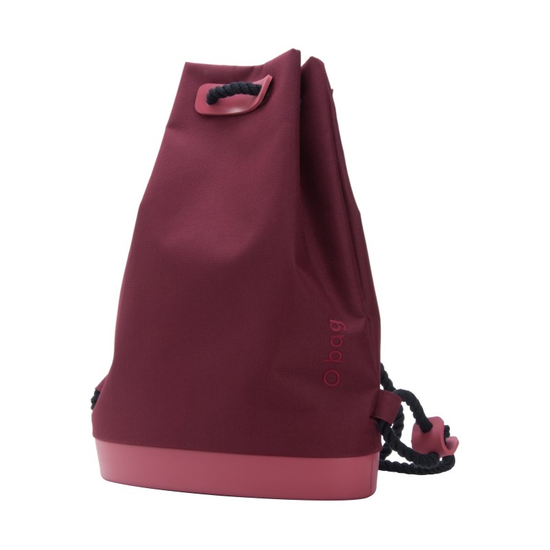 Zainetto O Bag Soft in tessuto bordeuax estate 2017