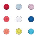 Bottoni con simbolo per nuovi bracciali O bag estate 2017