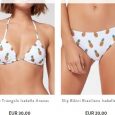 Costume Calzedonia con ananas 2017