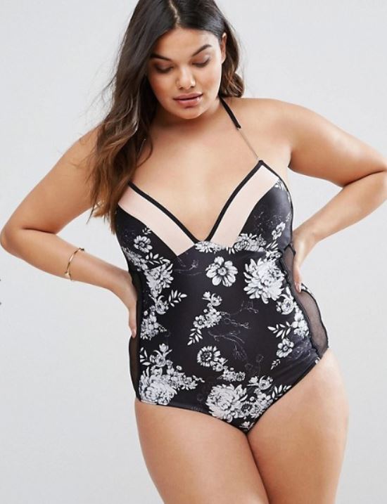 Costume intero taglie comode Asos