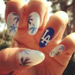 Idea decorazione unghie con palme estate 2017