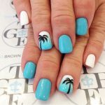 Nail art con palme estate 2017