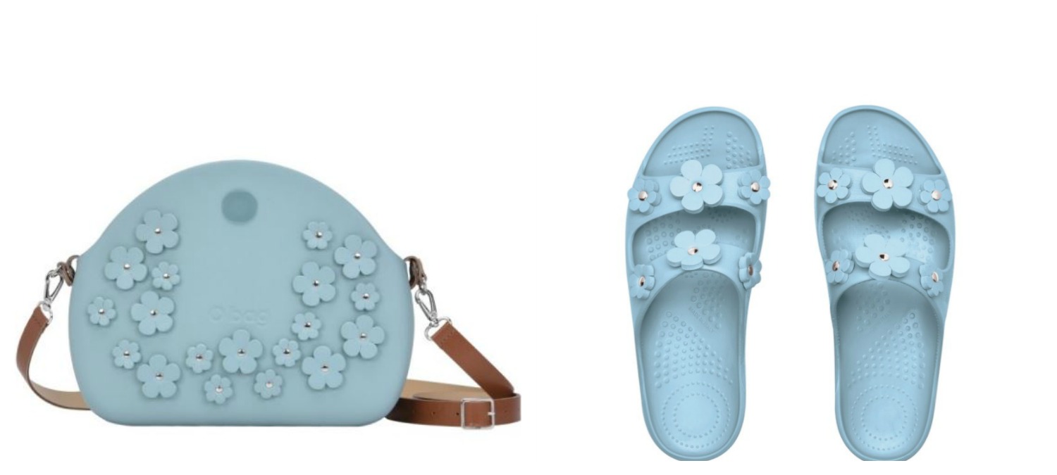 Nuova O Bag moon light e O shoes Flower