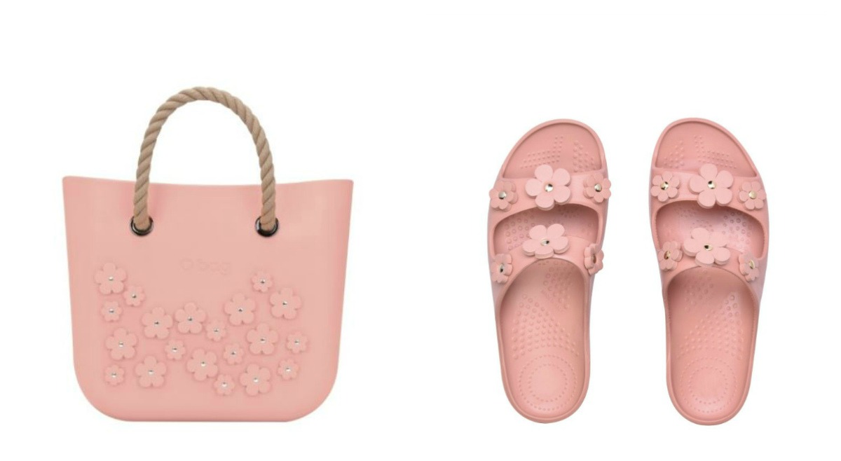 Nuova collezione borse e ciabatte O Bag flower estate 2017