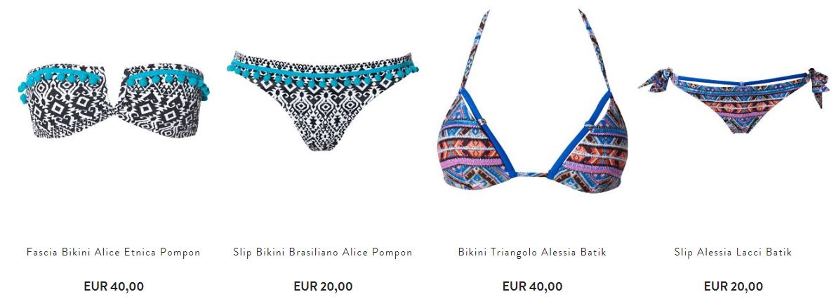 Nuovi modelli costumi Calzedonia estate 2017