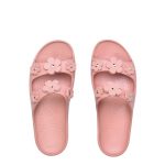 O shoes di O Bag color rosa phard con fiori applicati estate 2017