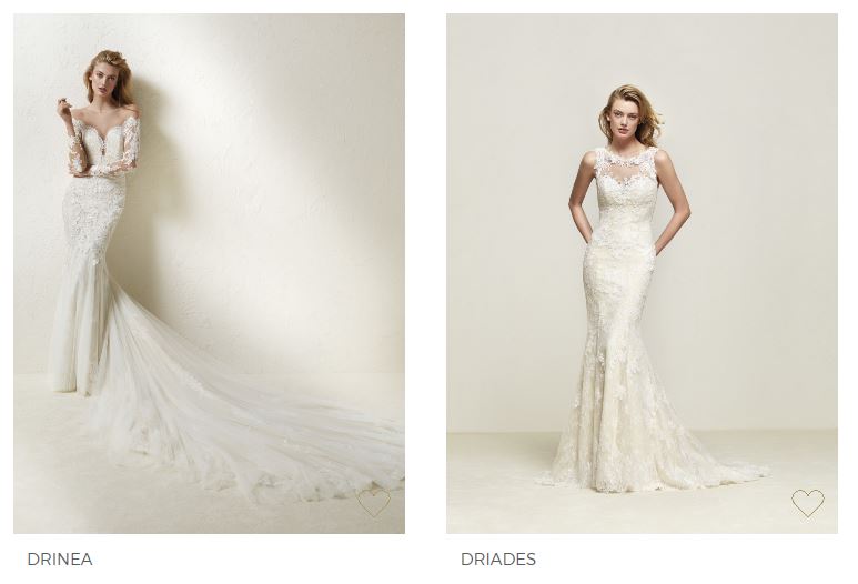 Abiti da sposa a sirena in pizzo Pronovias 2018