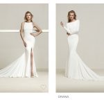 Abiti da sposa minimal chic Pronovias 2018