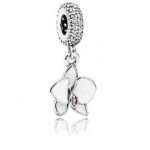 Charm Pendente Orchidea Bianca prezzo 45 euro