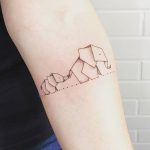 Foto Tatuaggio Elefantini stilizzati