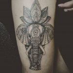 Immagine Tattoo Elefante Mandala