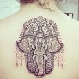 Immagine Tatuaggio Elefante Mandala