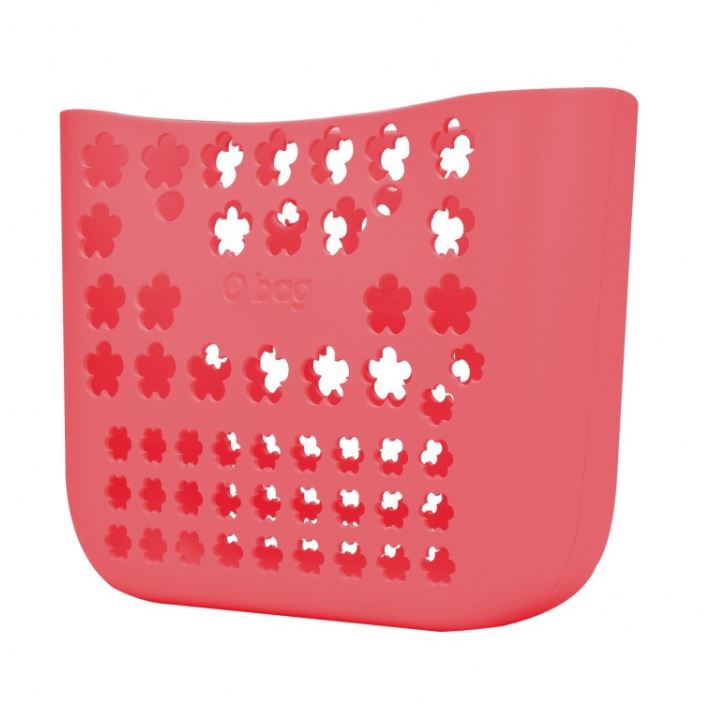 Nuova O Bag Flower hole amaranto con fiori traforati estate 2017