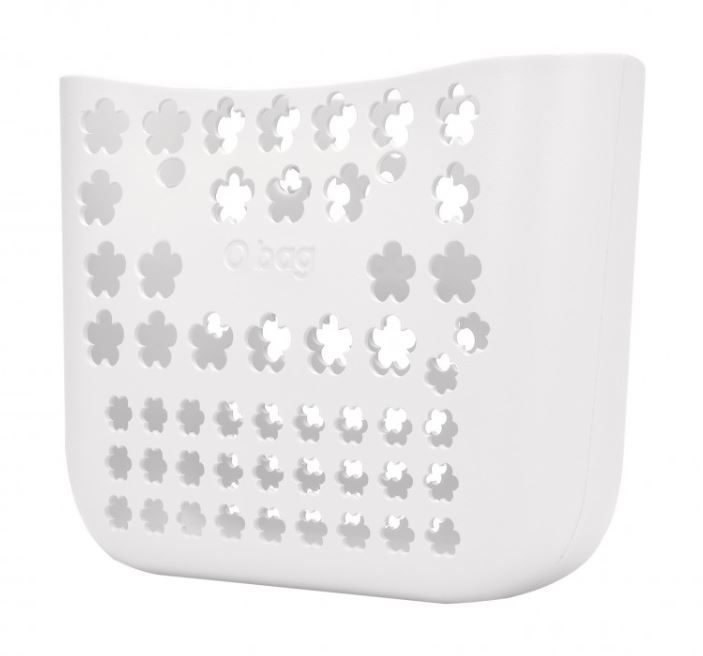 Nuova O Bag Flower hole bianca con fiori traforati estate 2017