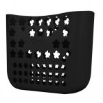 Nuova O Bag Flower hole nera con fiori traforati estate 2017