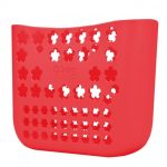 Nuova O Bag Flower hole rosso fragola con fiori traforati estate 2017