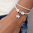 Nuovo bracciale Pandora in pelle intrecciata
