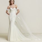 Pronovias Abito da sposa a sirena 2018 mod Drimea