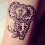 Tatuaggio Elefante Tribale