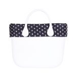 Bordo con zip a pois borse O Bag inverno 2018