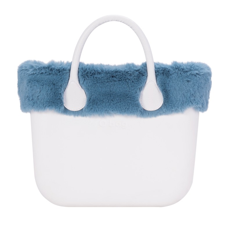 Bordo in ecopellicia Lapin borse Blu avio O bag autunno inverno 2017 2018