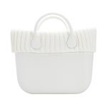 Borsa o bag con bordo in lana a coste larghe inverno 2017 2018
