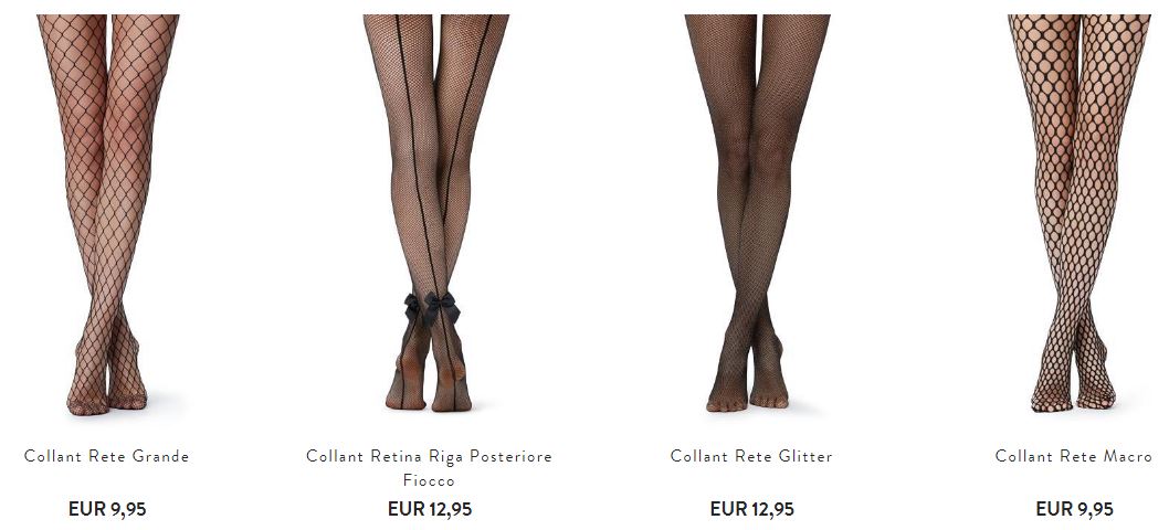 Calze a rete Calzedonia collezione 2017 2018