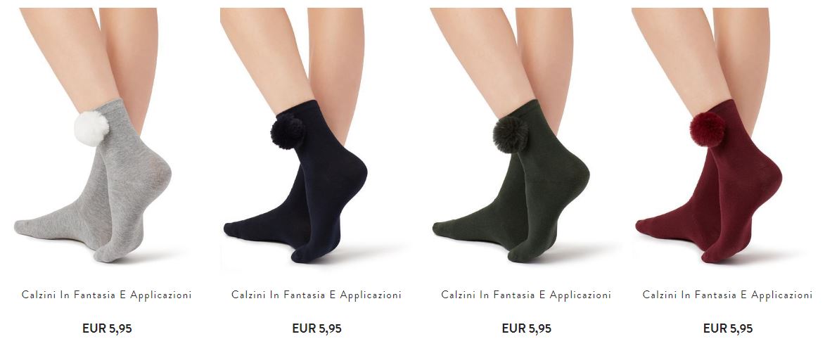 Calzini POM POM Calzedonia inverno 2017 2018