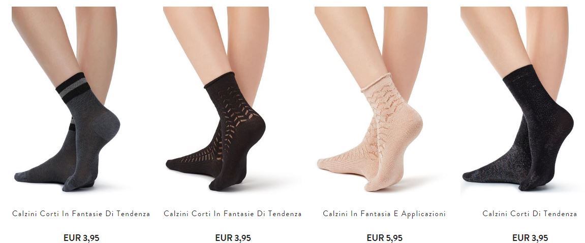 Calzini corti Calzedonia collezione autunno inverno 2017 2018