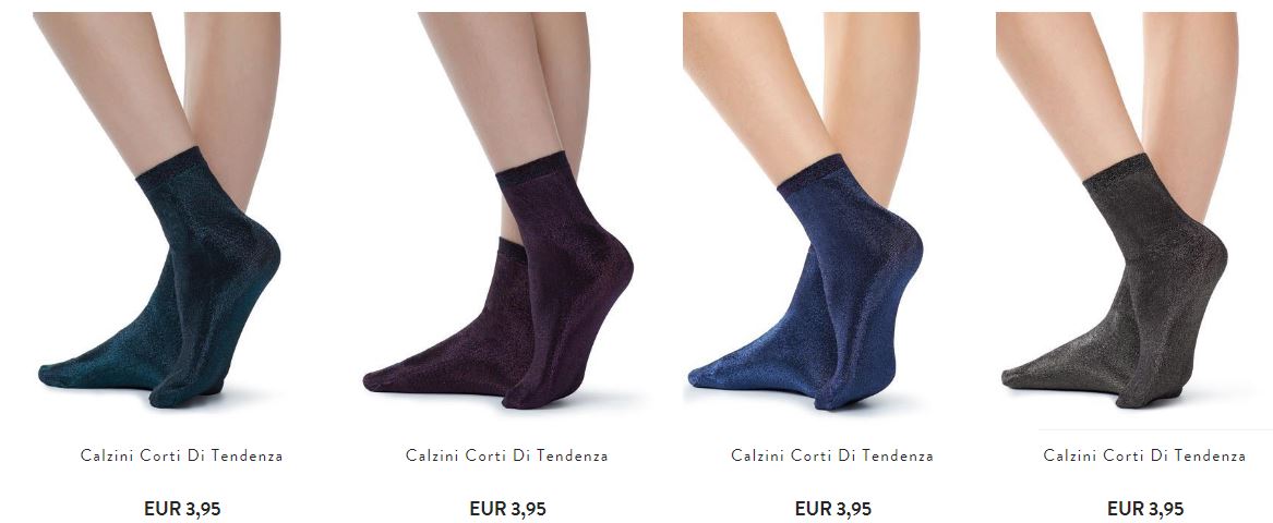 Calzini corti lurex Calzedonia