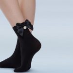 Calzino con fiocca e perla Calzedonia autunno inverno 2017 2018