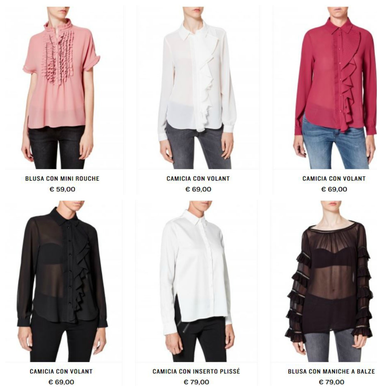 Camicie e Bluse Sisley autunno inverno 2017 2018