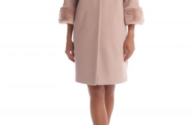 Cappotto rosa Rinascimento Zarina autunno inverno 2017 2018