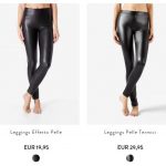 Leggings effetto pelle Calzedonia inverno 2017 2018