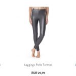 Leggings effetto pelle termici Calzedonia inverno 2017 2018