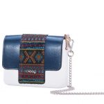 Nuova Pattina O Pocket in ecopelle con fascia Folk Tribe Ottanio inverno 2017 2018