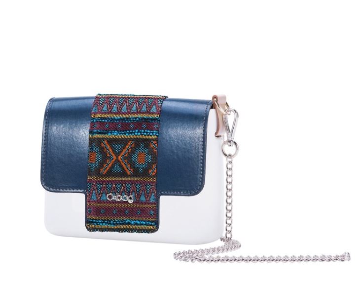 Nuova Pattina O Pocket in ecopelle con fascia Folk Tribe Ottanio inverno 2017 2018