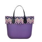 Nuova borsa O bag Mini viola melanzana autunno 2017