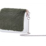 Nuova pattina per borsa O Pocket O Bag in ecopelliccia Lapin Rex Salvia inverno 2017 2018