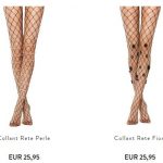 Nuove Calze a rete con perle Calzedonia inverno 2017 2018