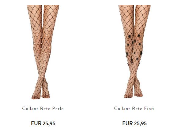Nuove Calze a rete con perle Calzedonia inverno 2017 2018