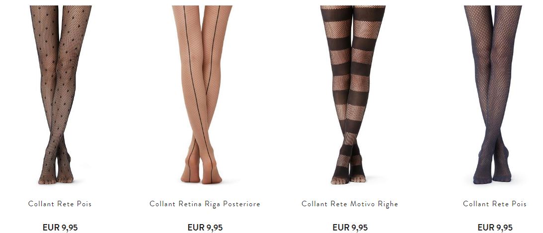 Nuove calze a rete Calzedonia