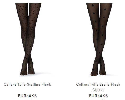 Nuove calze con stelle Calzedonia inverno 2017 2018