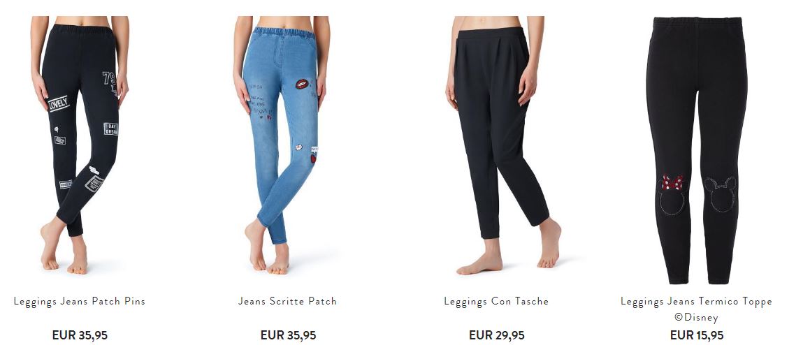 Nuovi Leggings e Jeggings Calzedonia collezione autunno inverno 2017 2018
