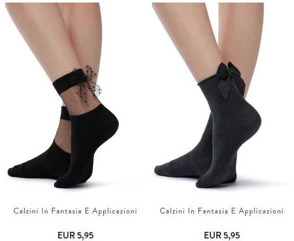 Nuovi calzini corti Calzedonia inverno 2017 2018