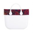 Nuovo Bordo Borsa O Bag autunno inverno 2017 2018 Folk Flower bordeaux