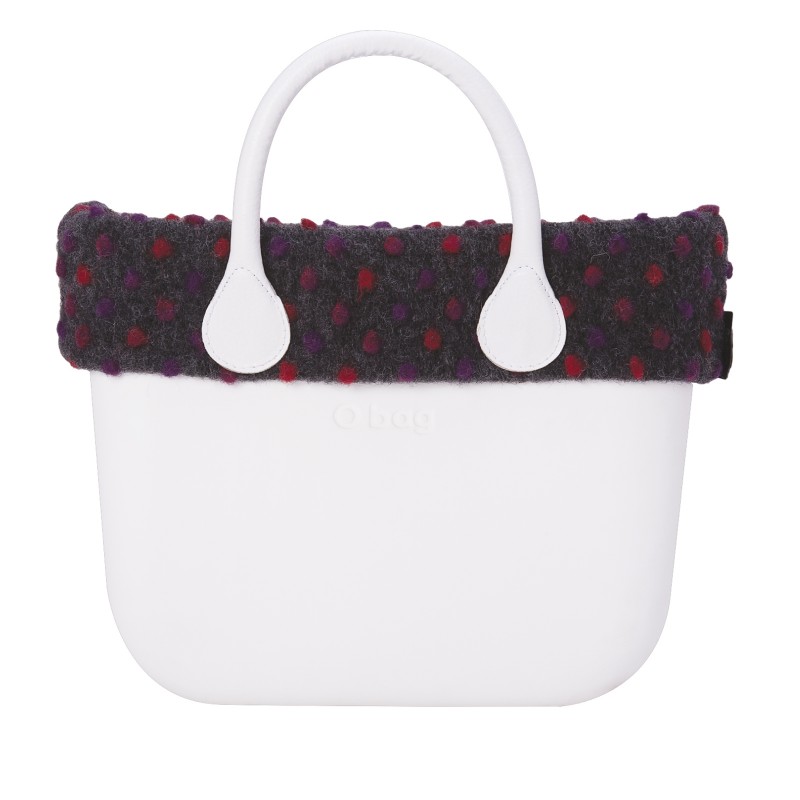 Nuovo Bordo Borsa O Bag autunno inverno 2017 2018 Folk Pois