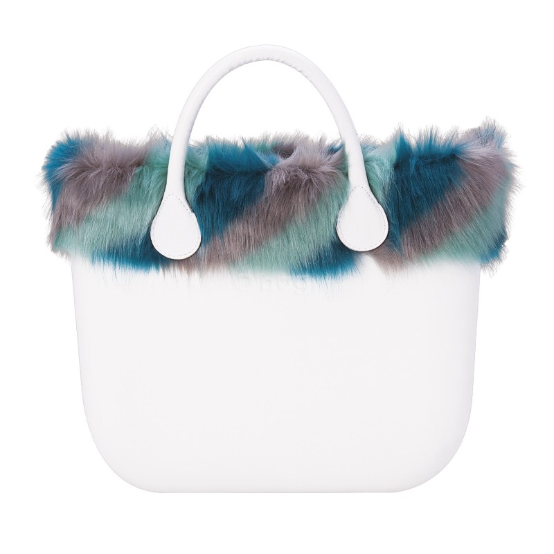 Nuovo Bordo Borsa O Bag autunno inverno 2017 2018 in ecopelliccia Volpetta Slide