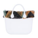 Nuovo bordo in ecopelliccia borse O Bag lapin spigato
