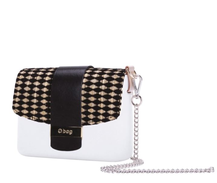 Pattina O Pocket in tessuto micro rombo inverno 2017 2018 prezzo 34 euro